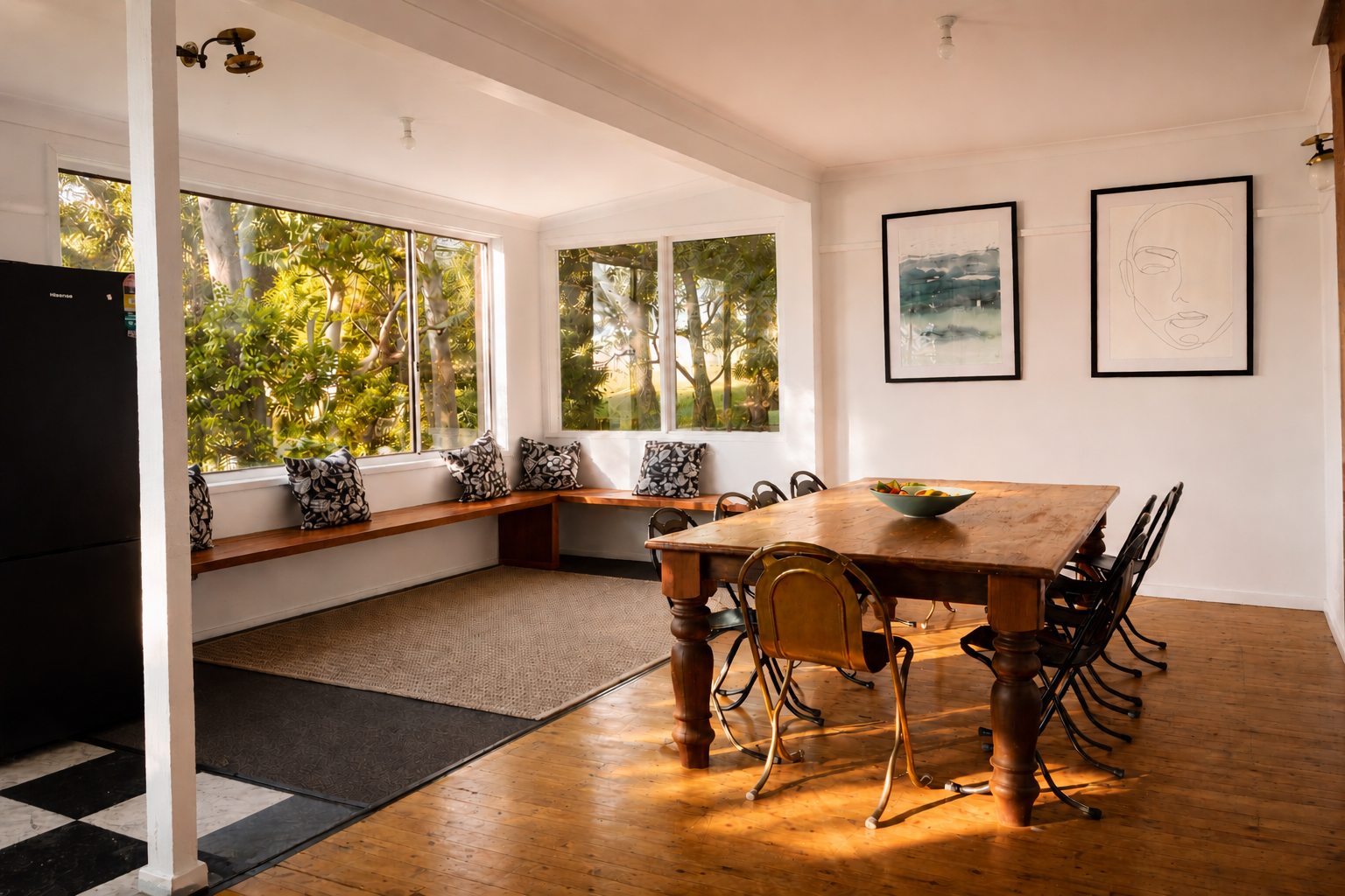 Kitchen and dining — Wollongong Sanctuary